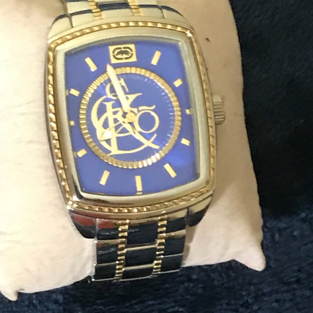 MARC ECKO Men’s Gold  and Silver Two Tone Watch